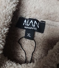 MAN BoohooMan XL ~ Manoffioial Fleece Pull Over ~100% Polyester ~ Pockets