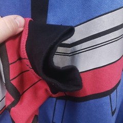 Iron Man 3 Patriot (Marvel Comics) Mens Zip Up Full Face Hoodie Sweatshirt Sz 2X