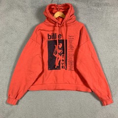 Billie Eilish Hoodie Adult XL Coral Happier Than Ever Tour Oversized Sweatshirt