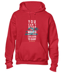YOU CAN’T STOP THE WAVES HOODY HOODIE COOL SURFING SURFER TOP HOLIDAY CLOTHING