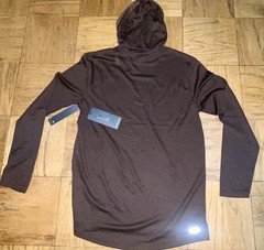 REEBOK RBX X-TRAIN MEN’S PERFORMANCE HOODIE (NWT) MEDIUM/DK BROWN