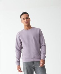 Mens Sweatshirts Plain Crew Neck Fleece Lined Pullover Jumpers AWDis