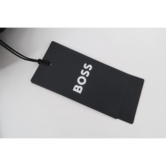 Hugo Boss Sullivan 20 Hoodie Mens Medium Gray Black Tan Colorblock Striped New