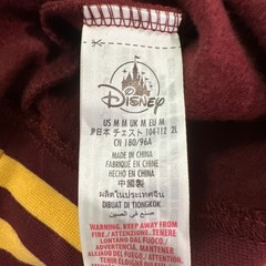 Disney Mickey Mouse Varsity Chenille Letter M Crewneck Pullover Sweatshirt Sz M