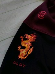 Nike x CLOT NRG GE Men’s Chinese Dragon Hoodie Black University Red Size Medium