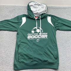 Team 365 Dutch Fork Soccer Adult Medium Hoodie Green 100% Polyester Sweatshirt