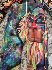Electro Threads Full Body Suit Hoodie Pants MEDITATING RAFIKI TEEN Size Small