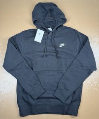 Nike Sportswear Club Fleece Hoodie Black Men’s ALL SIZES New w/Tags FREE SHIP P2