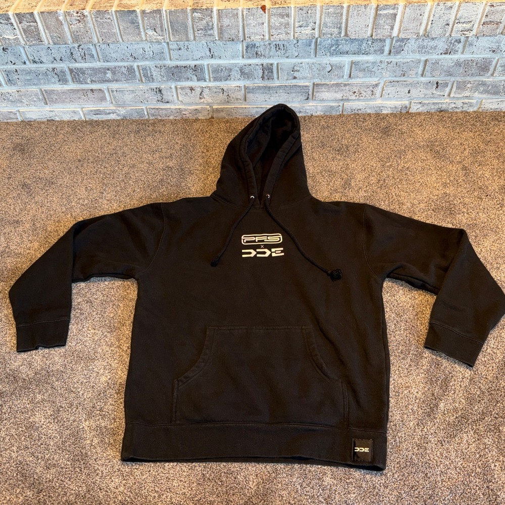 Daily Driven Exotics DDE x PFS Mens Black Hoodie Save The Manuals Size Medium