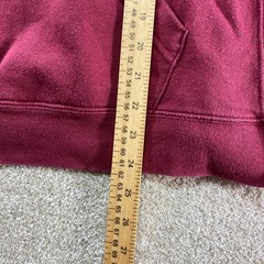 Nike Sweater Mens Size Large Alpharetta Basketball Hoodie Maroon Pullover