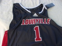NWT Adidas sleeveless jersey, men’s M, gray, Louisville, Primegreen, polyester