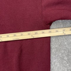Vtg HANES Men’s XL Sweatshirt Big Buck Deer Embroidery Graphic Crewneck Maroon