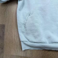 Pangaia Hoodie Mens XXS Light Blue Organic Cotton Recycled Fleece Pullover Logo