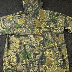 Cabela’s Hoodie Mens XL Green Pullover Camouflage Embroidered Logo Lined Pockets