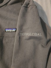 Patagonia Men Daily Snap-T Pullover Grey Large Tiger Global Corporate Swag VC