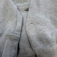 SIMS Hoodie Teens XL Gray Full Zip Hooded Pockets Lined Quilted Snowboarding