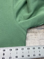 adidas Mens M Trefoil Essentials Hoodie Sweatshirt Green Fleece Embroidered Logo