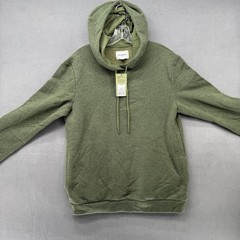 Goodfellow & Co Mens Olive Green Textured Pullover Hoodie Pocket Casual Size M