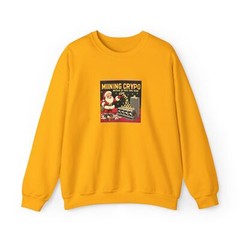 Sweatshirt: Crypto Mining Santa, Seasonal Seller, Ninja Kitty Cat, Heavy Blend
