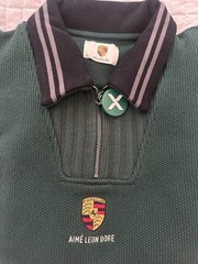 Aime Leon Dore ALD / Porsche Jacquard Crewneck Sweatshirt Pine Grove Size XL