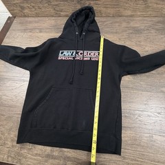 Vintage Law & Order Hoodie Mens Medium Special Victims Unit NBC Experience Store