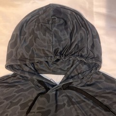 Burlebo Men’s Perfomance Hoodie Long Sleeve Shirt L Large Black Duck Camo
