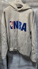 Fear of God Essentials NBA Hoodie Light Heather Siz G2U