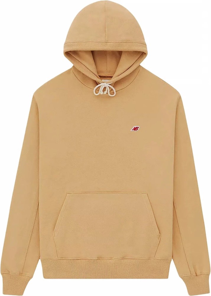 New Balance Made in The USA Core Pullover Hoodie Sweater Tan