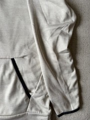 Under Armour Hoodie Men’s Large Cream Heather Loose Fit Pullover Fleece