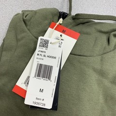 Adidas Men’s M Olive Hoodie Sweatshirt Cotton/Polyester Blend G1851