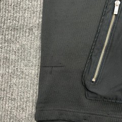 Under Armour Sweatshirt Mens LG Black Polyester Side Zip Pocket Athletic Style