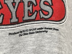20/20 Sport OSU Sweatshirt Men’s L Gray Vintage Ohio State Embroidered USA
