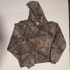 Akimbo Hoodie Men Large Realtree Edge Camo Boxy Streetwear Hunting Pullover