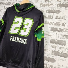 Boombah Jaguars Football Player Number 23 Franzwa Hoodie Mens Size M Black Green