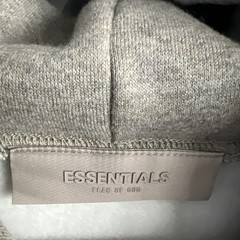 NWT Fear of God Essentials Dark Oatmeal Hoodie Sz Large