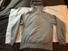 Jordan Sport Crossover Men’s Dri-FIT Pullover Hoodie (Grey Heather/White)(Large)