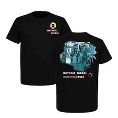 Detroit Diesel Series 60 Engine T-Shirt, Vintage Truck Mechanic Graphic Tee