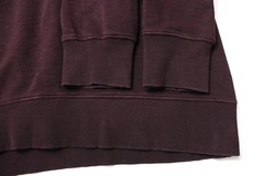 WHYRED Murry Textured Sweatshirt Mens XL Pullover Crew Neck Burgundy