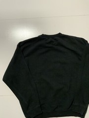 Vintage United Colors Of Benetton Script Embroidered Black Crewneck Sweatshirt L