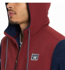 Hurley Men’s Half Zip Sherpa Hoodie Anorak Long Sleeve Size Large NEW