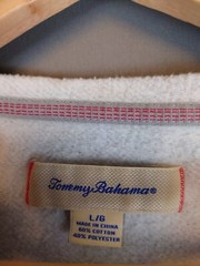 Tommy Bahama Round Neck Pullover Sweatshirt Heather Gray Men’s Size Large
