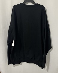 Athletic Works Men’s Fleece Crew Sweatshirt 4XL (58-60) Black NWT
