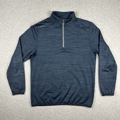 Ping Sensorwarm Men’s Lightweight 1/4 Zip Golf Jacket Size L Blue Patterned