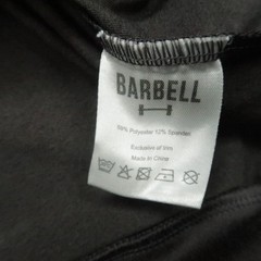 Barbell Apparel Hoodie Mens Small Gray Full Zip Pockets Athletic Fitness