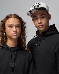 NEW Nike Jordan Flight Fleece Pullover Hoodie Black FV7247-010 Men’s Size M