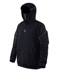 Niepce Unisex X-2 Pullover Black Techwear Hoodie Urban Streetwear Sweatshirt
