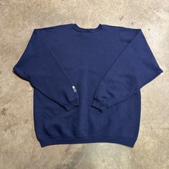 Vintage Quote Sweatshirt Mens XL Navy 90s USA Funny Opinion Finance Parody