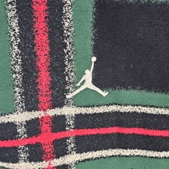 FV7458 Nike Air Jordan Essentials Men’s Fleece Pullover Hoodie Plaid Size Large