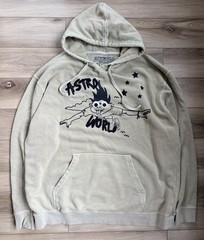 Travis Scott Astroworld Concert Look Mom I Can Fly Hoodie Tan Mens Large