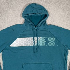 Under Armour Sweatshirt Mens Large Blue Pullover Hoodie Outdoor Casual Preppy